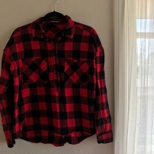 Pop-over flannel